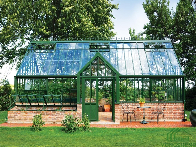 Victorian style steel structure glass conservatory